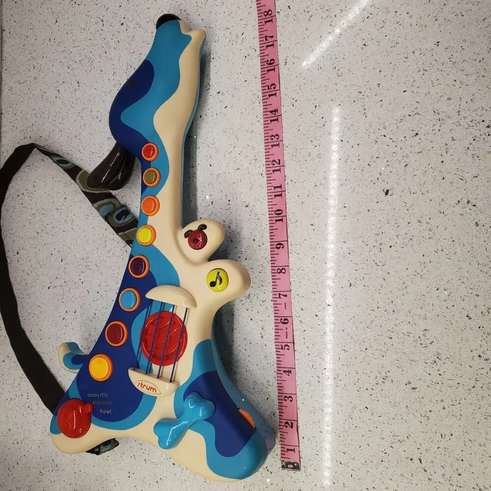 B Toys Electric Guitar Interactive Dog Woofer Guitar Musical Toys WORKS
